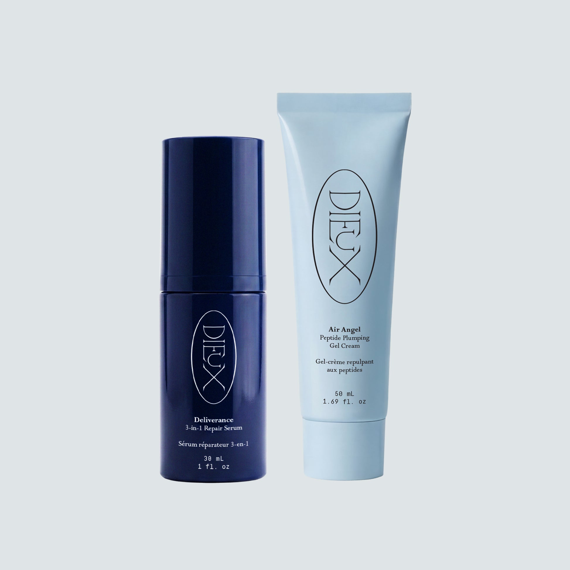 Dieux The Repair & Plump Duo skincare bundle