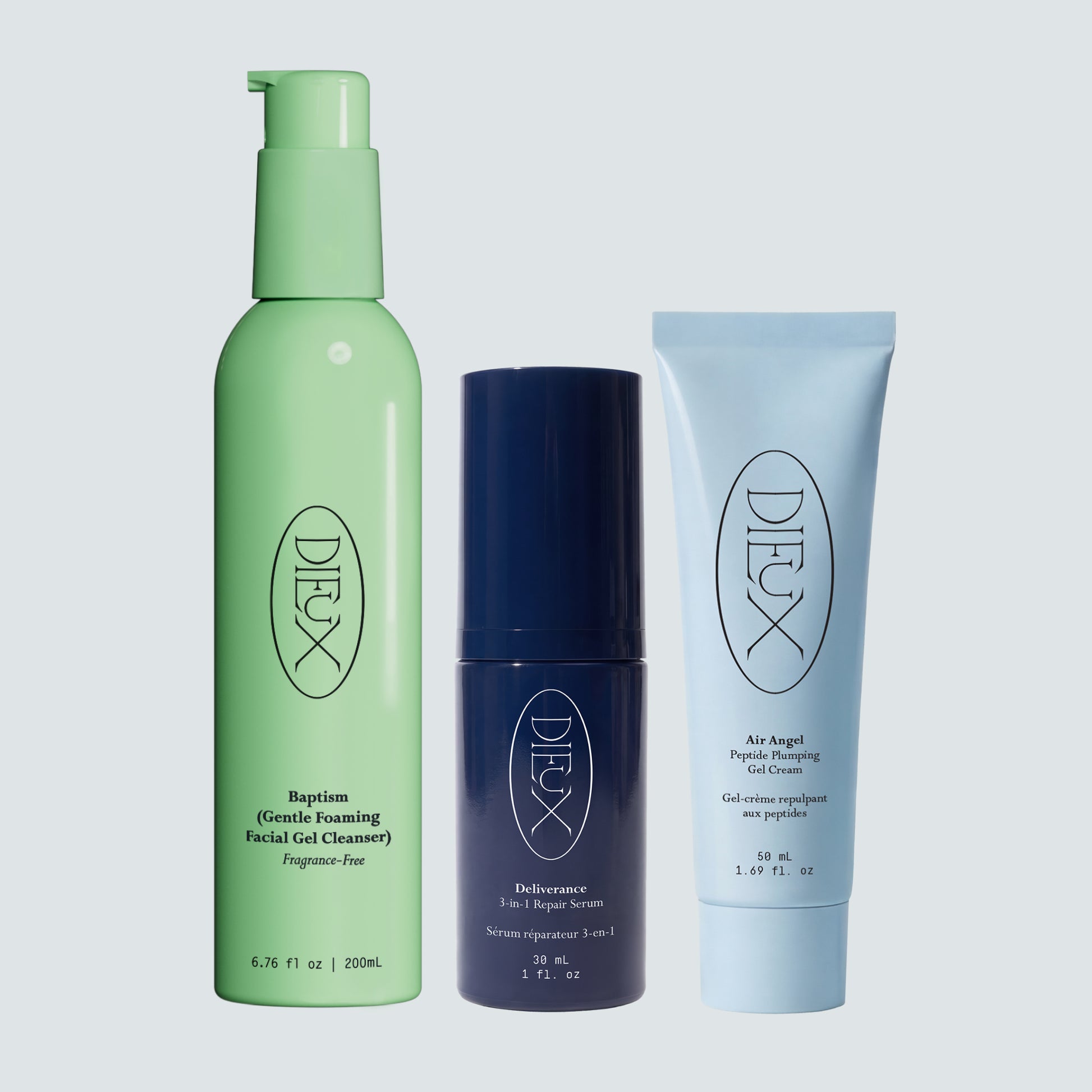 Dieux The Glow Ritual Light skincare bundle