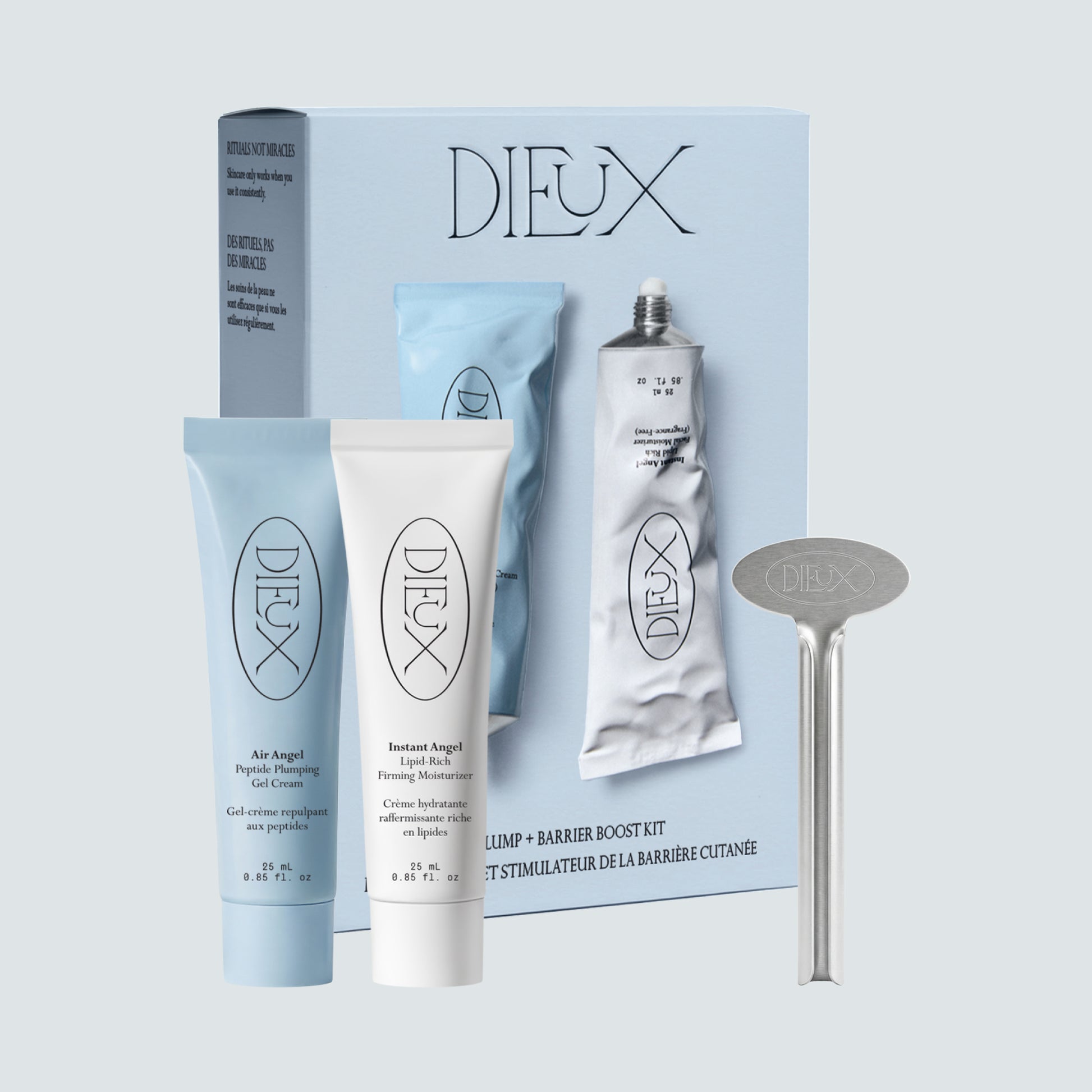 Dieux Plump & Barrier Boost Kit skincare bundle