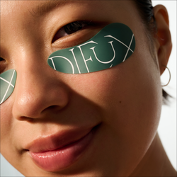 Model wearing Forever Eye Mask