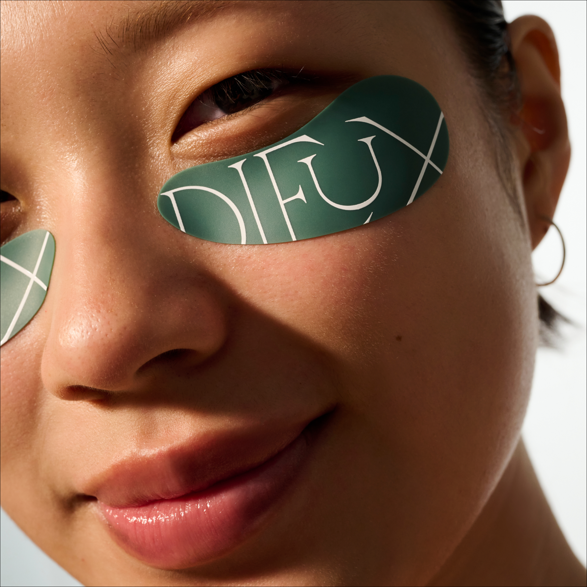 Model wearing Forever Eye Mask
