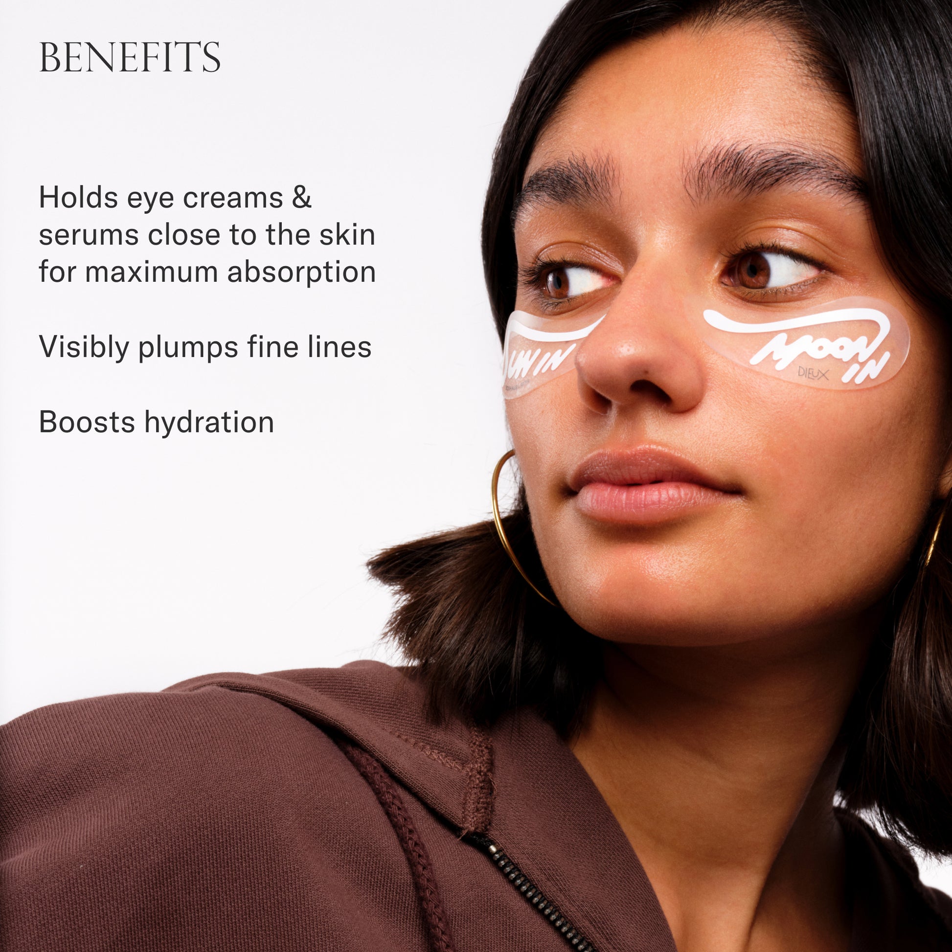 Benefits of Forever Eye Masks. Holds eye cream & serums close to the skin for maximum absorption, visibly plumps fine lines, and boosts hydration.