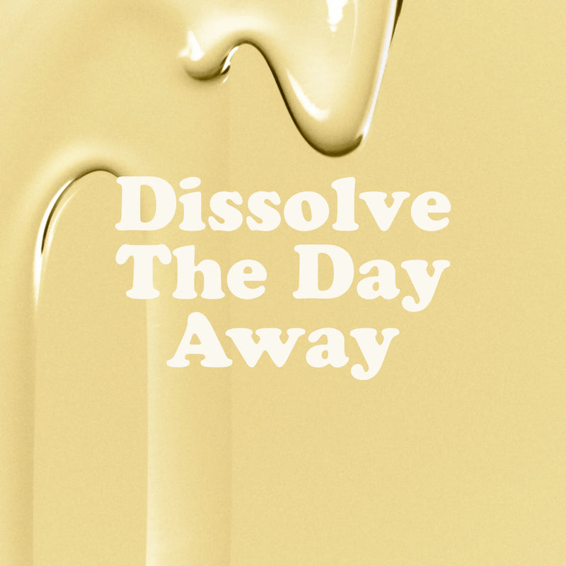 Dissolve The Day Away Ethereal Cleansing Oil texture graphic