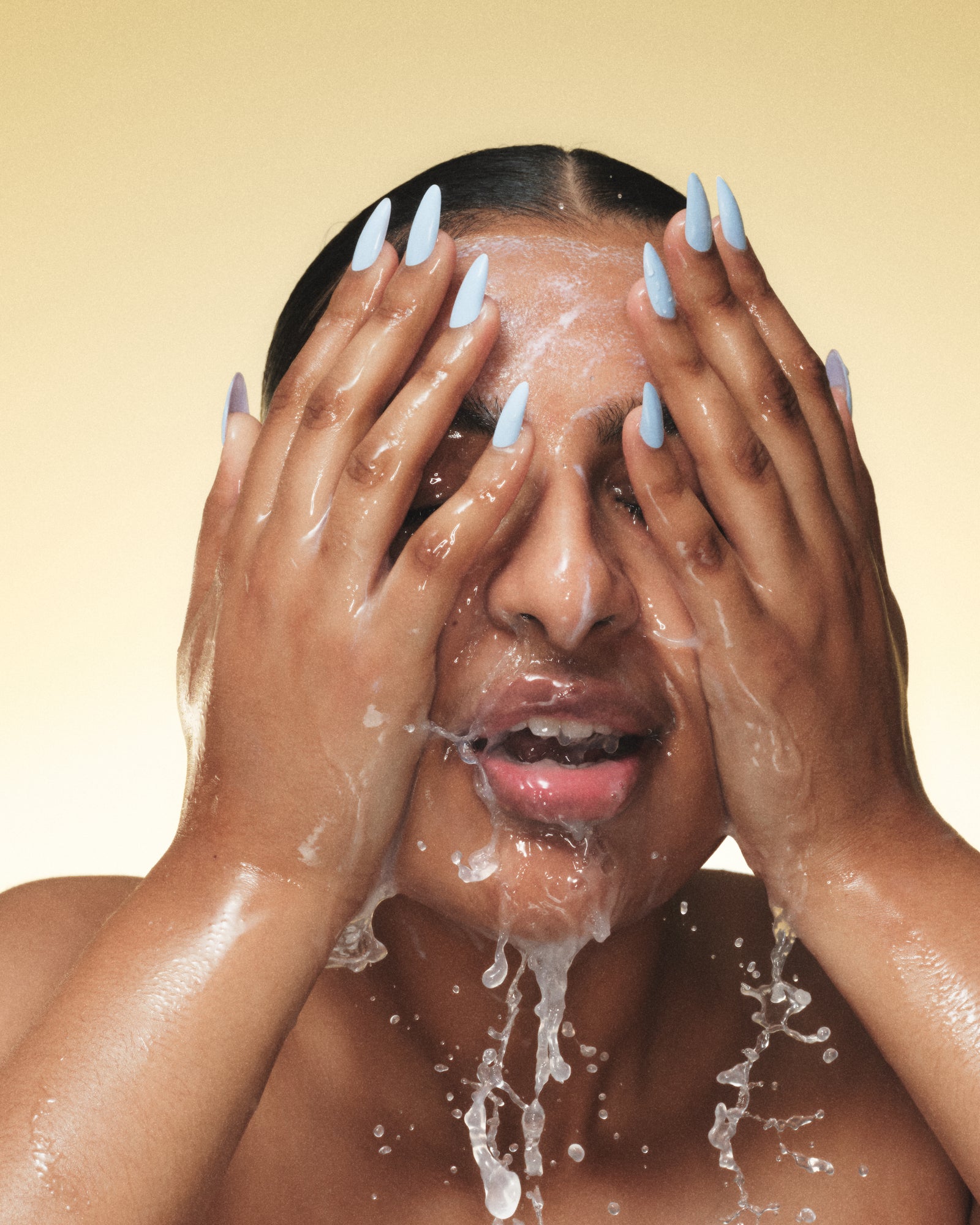 Dieux Ethereal Cleansing Oil shown on skin